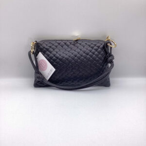 Borsa Rings Mini Quadro nera