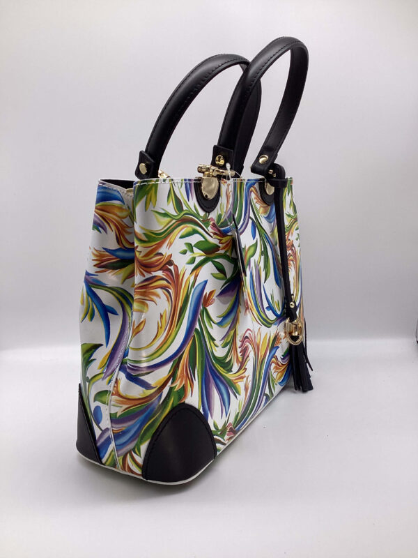 Shopper Flower nera - immagine 2