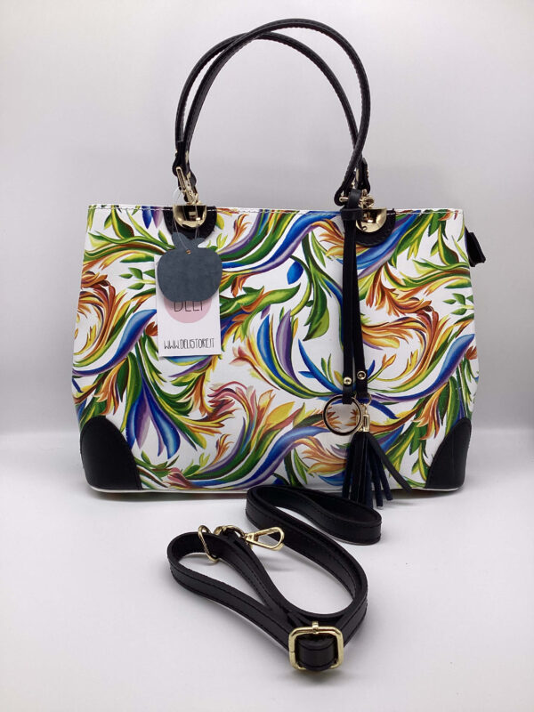 Shopper Flower nera - immagine 3