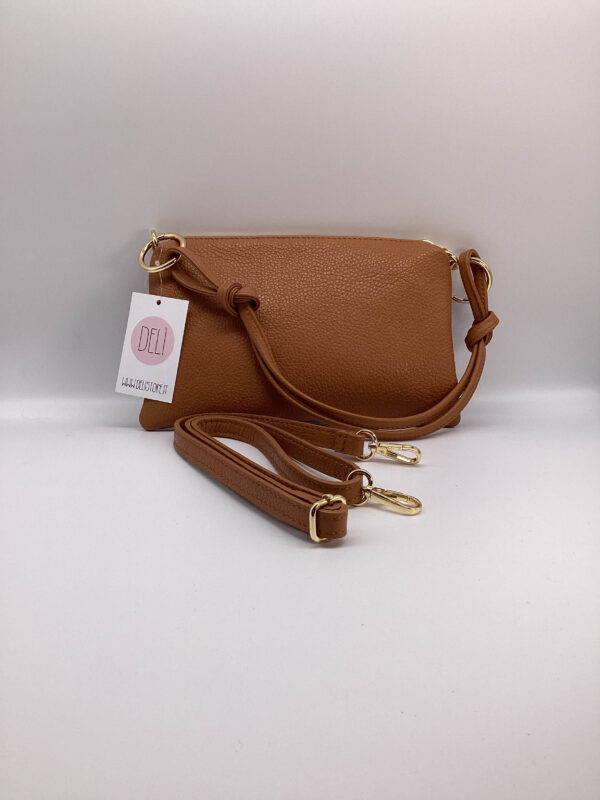 Borsa Rings Mini nocciola - immagine 3