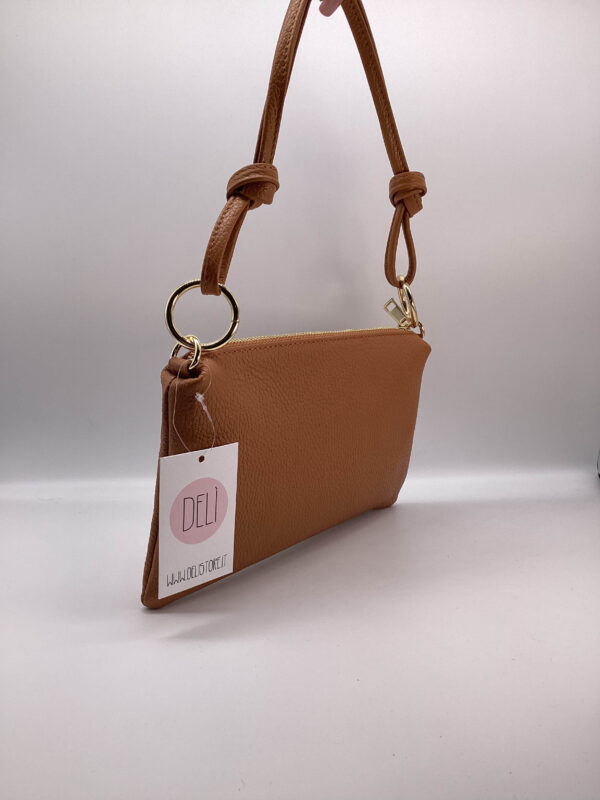 Borsa Rings Mini nocciola - immagine 2