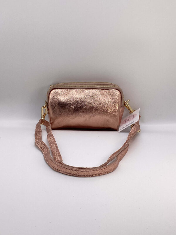 Mini bag Galaxy oro rosa
