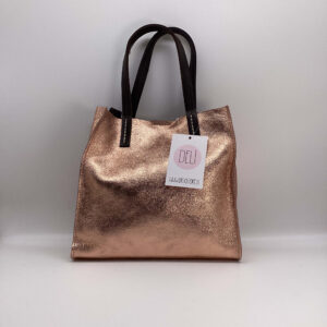 Shopper Luce mini oro rosa