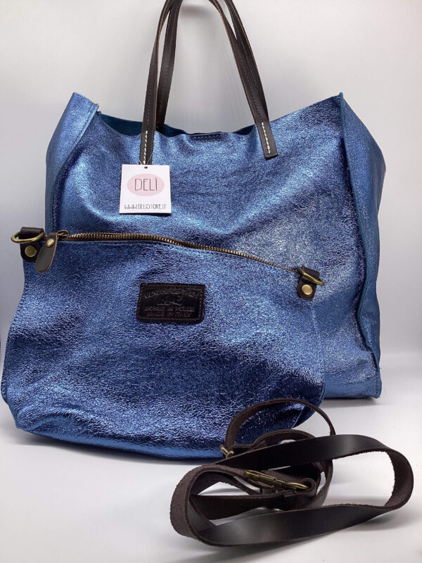 Shopper Luce maxi blu - immagine 2