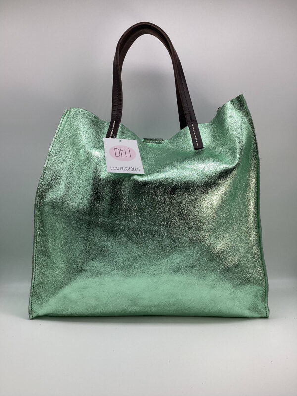 Shopper Luce maxi verde chiaro