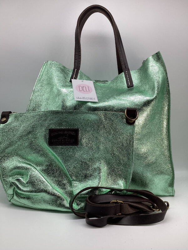 Shopper Luce maxi verde chiaro - immagine 3