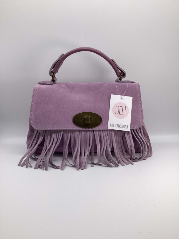 Borsa Mary Suede lilla