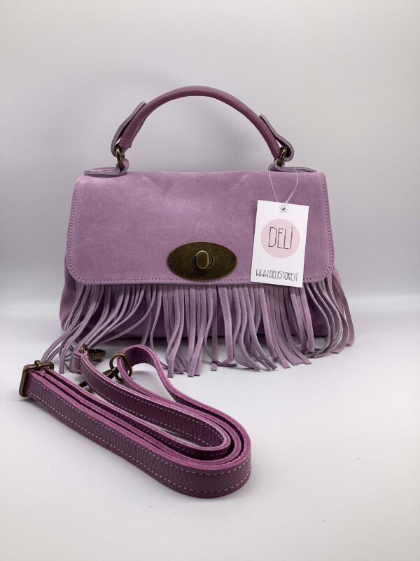 Borsa Mary Suede lilla - immagine 3