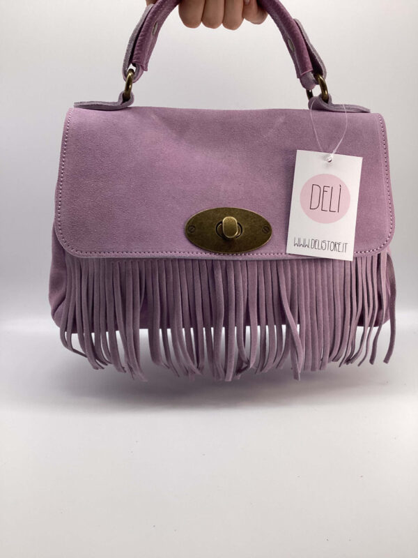 Borsa Mary Suede lilla - immagine 4