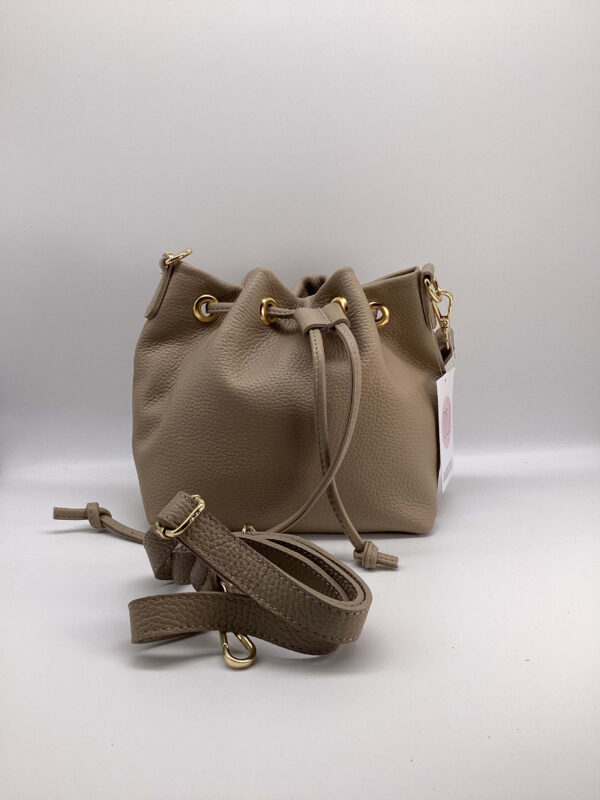Borsa Bucket Soft beige - immagine 4