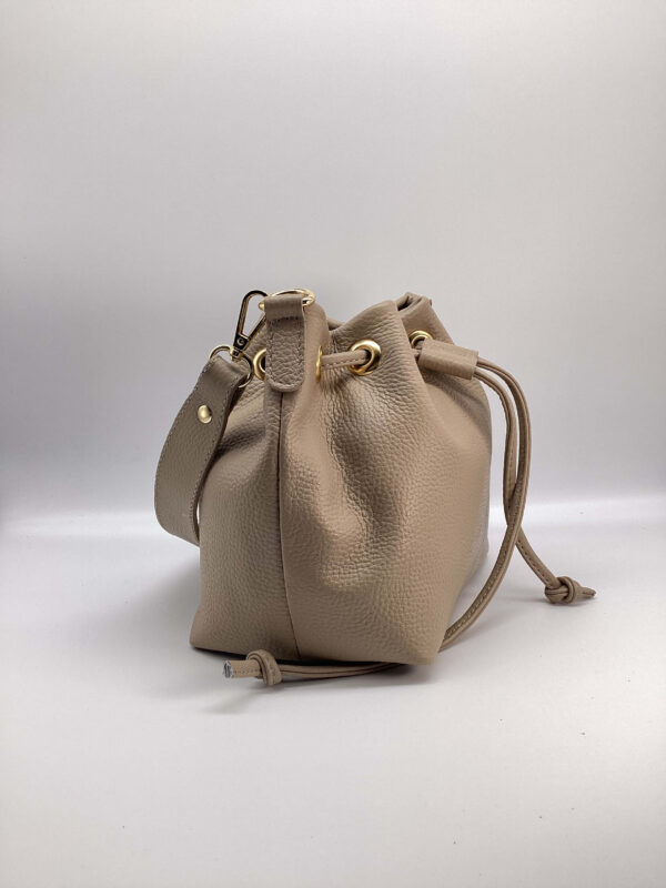 Borsa Bucket Soft beige - immagine 3