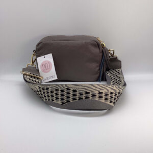 Borsa Pocket Cross 2 grigio tortora