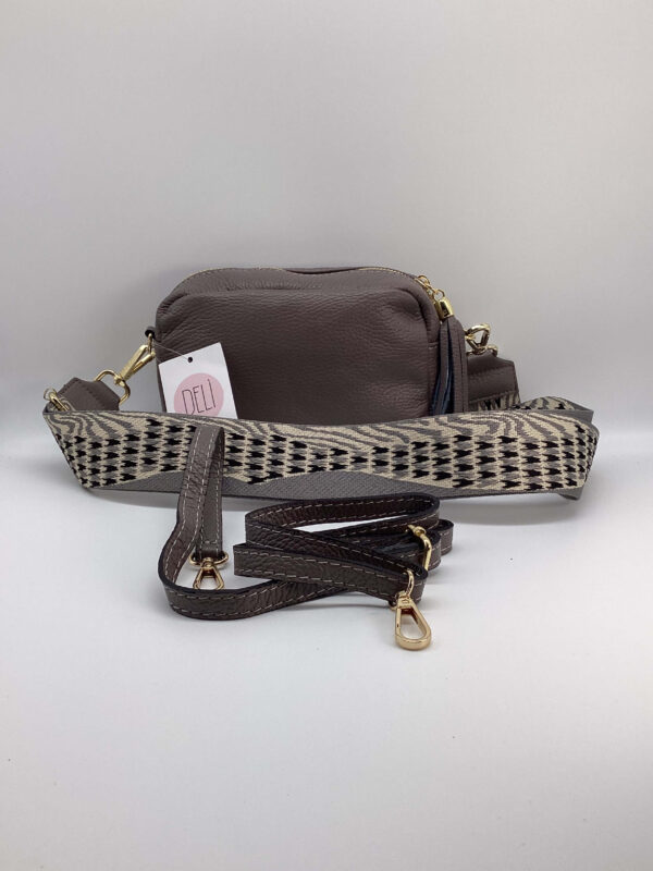 Borsa Pocket Cross 2 grigio tortora - immagine 4