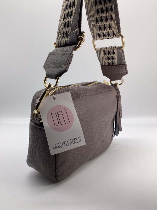 Borsa Pocket Cross 2 grigio tortora - immagine 3