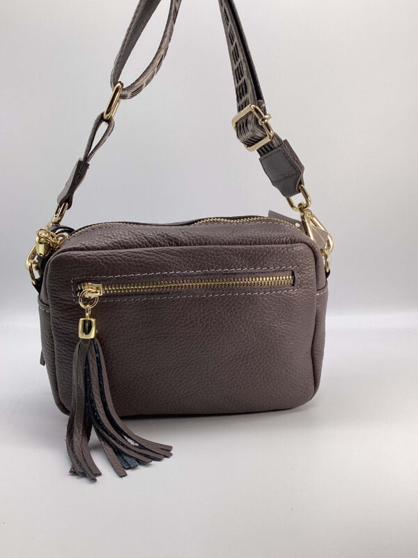 Borsa Pocket Cross 2 grigio tortora - immagine 2