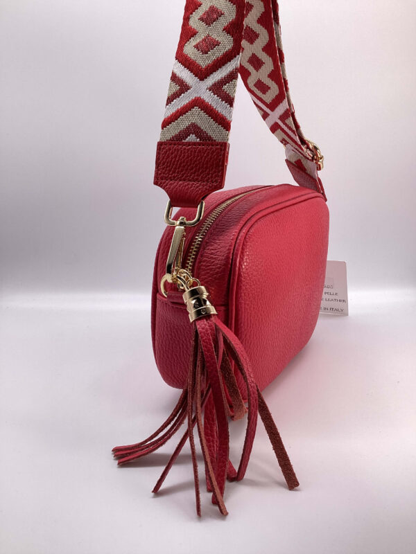 Borsa Pocket Cross fucsia fragola - immagine 2