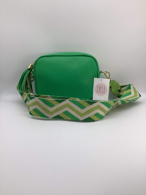 Borsa Pocket Cross verde brillante