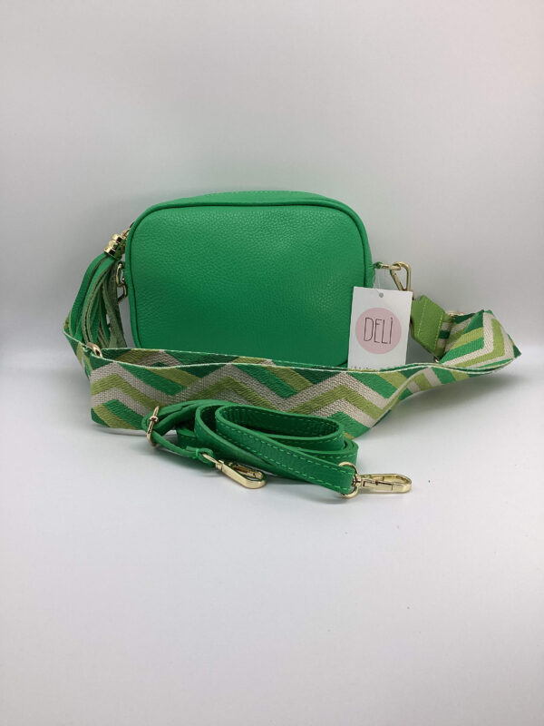 Borsa Pocket Cross verde brillante - immagine 2