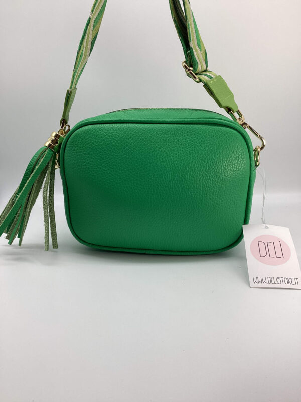 Borsa Pocket Cross verde brillante - immagine 3