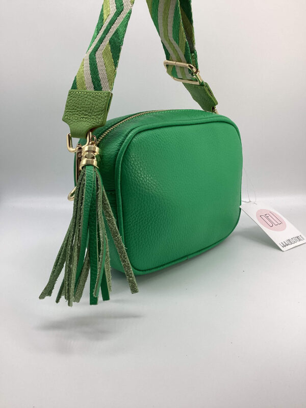 Borsa Pocket Cross verde brillante - immagine 4