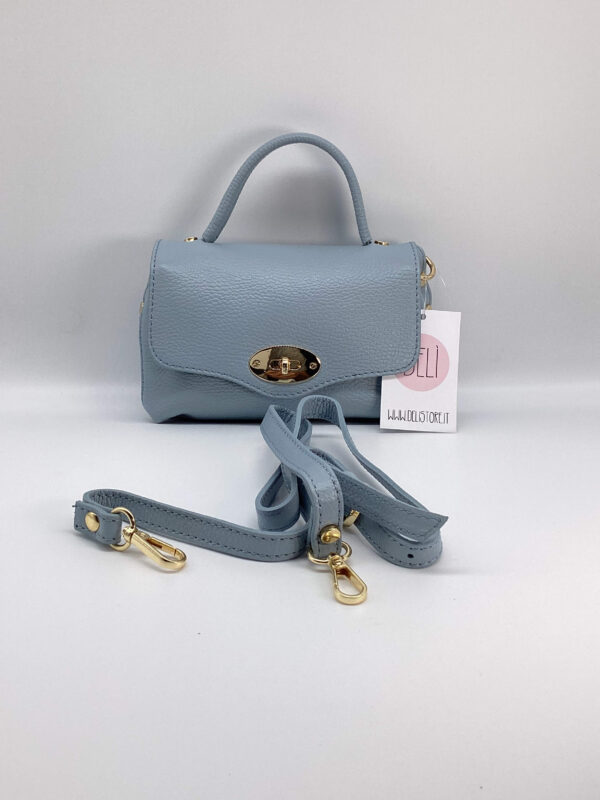 Mini bag Annabeth azzurra - immagine 4