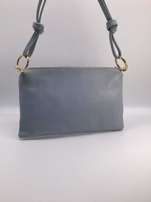 Borsa Rings Mini azzurra - immagine 4