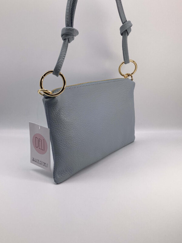 Borsa Rings Mini azzurra - immagine 3