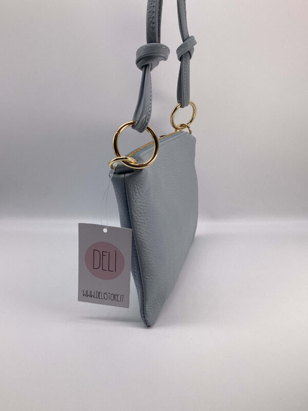 Borsa Rings Mini azzurra - immagine 2