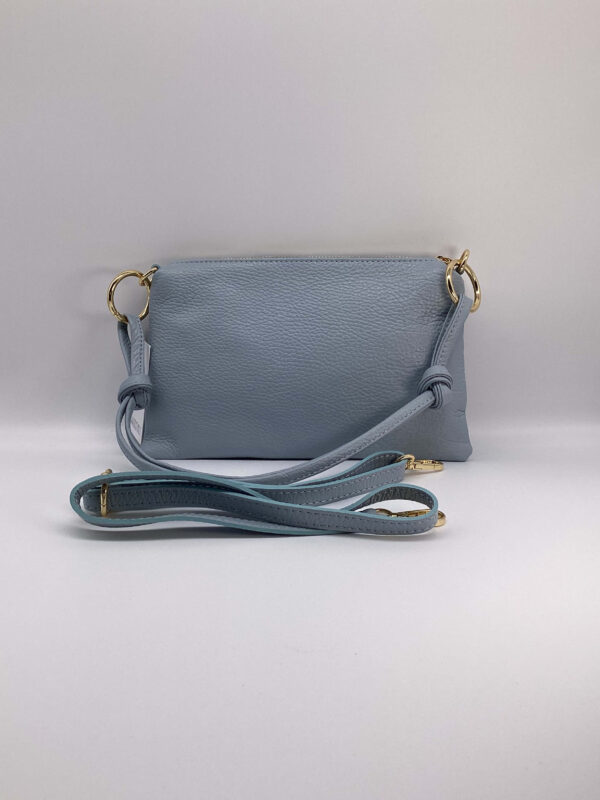Borsa Rings Mini azzurra - immagine 5