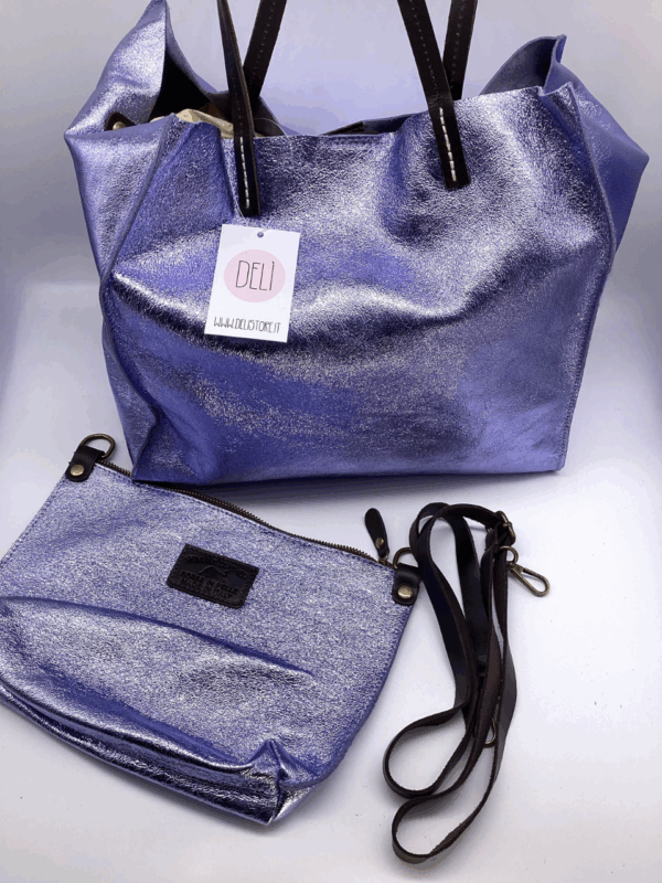Shopper Luce maxi lilla - immagine 3