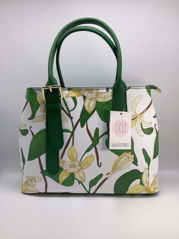 Shopper Flower 2 verde