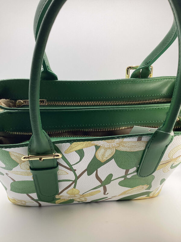 Shopper Flower 2 verde - immagine 2