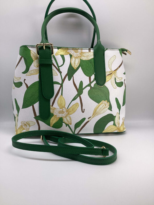 Shopper Flower 2 verde - immagine 4