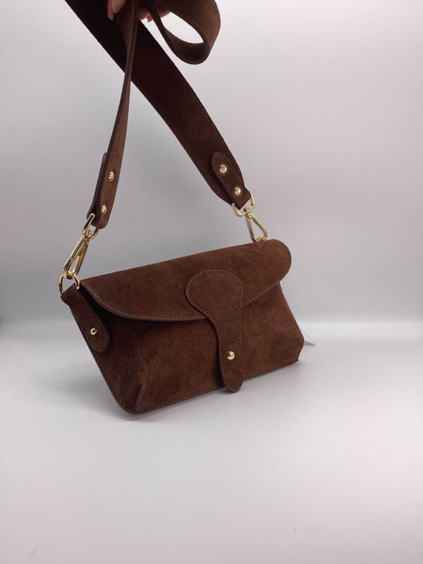 Clutch Sofia Camoscio marrone