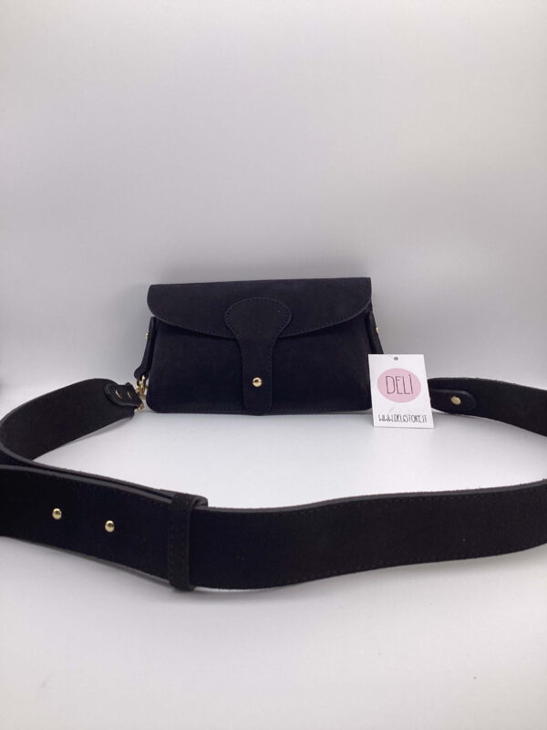 Clutch Sofia Camoscio nera - immagine 3