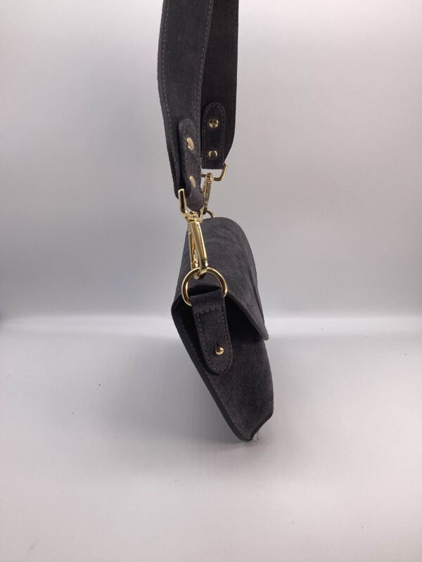 Clutch Sofia Camoscio grigia - immagine 3