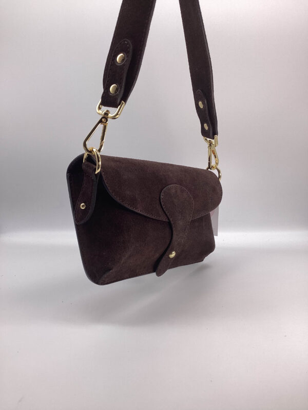 Clutch Sofia Camoscio moro