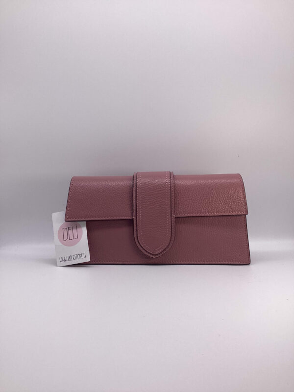 Clutch Trapezio rosa antico