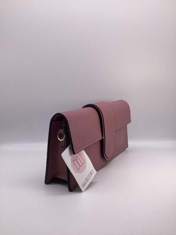 Clutch Trapezio rosa antico - immagine 3