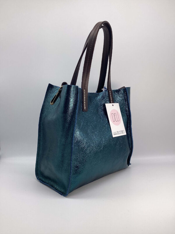 Shopper Luce mini verde ottanio - immagine 3