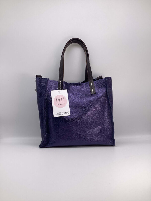 Shopper Luce mini blu notte