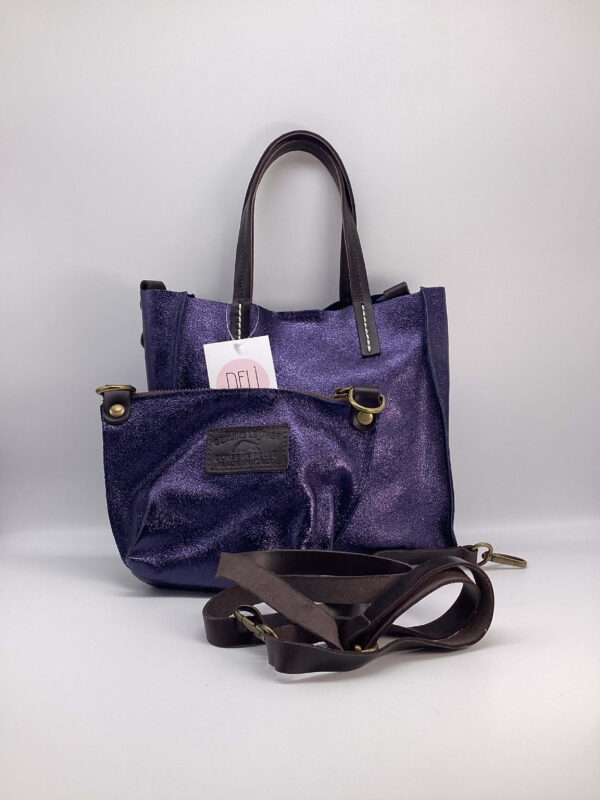 Shopper Luce mini blu notte - immagine 3