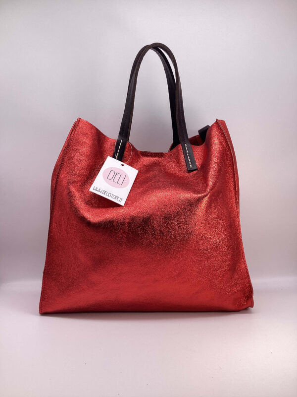 Shopper Luce media rossa