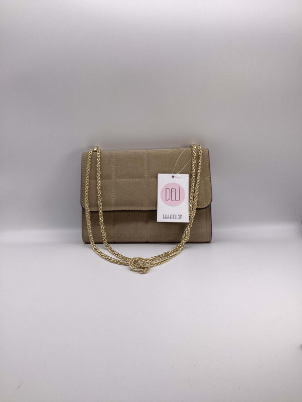 Borsa Scacchiera beige