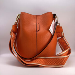 Borsa Greta secchiello arancio