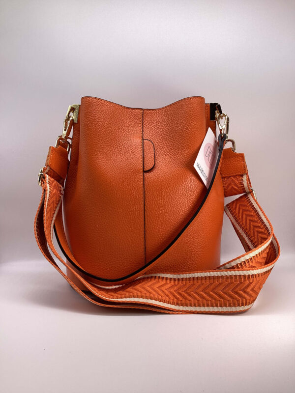 Borsa Greta secchiello arancio