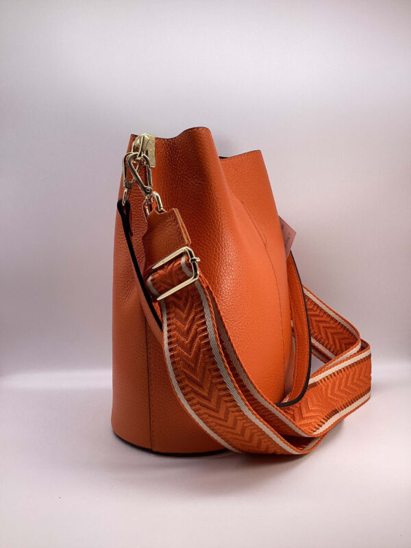 Borsa Greta secchiello arancio - immagine 3