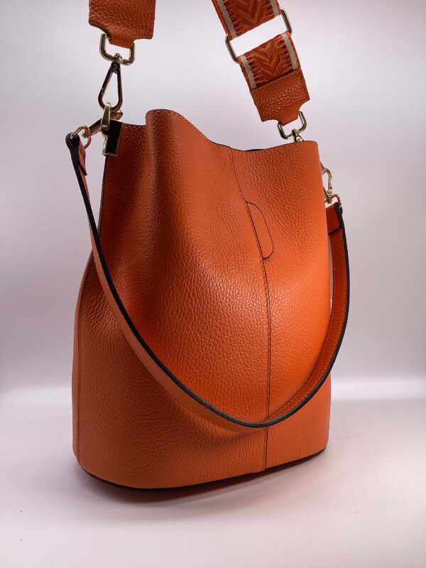 Borsa Greta secchiello arancio - immagine 2
