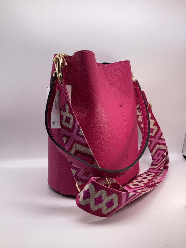 Borsa Greta secchiello fucsia - immagine 2