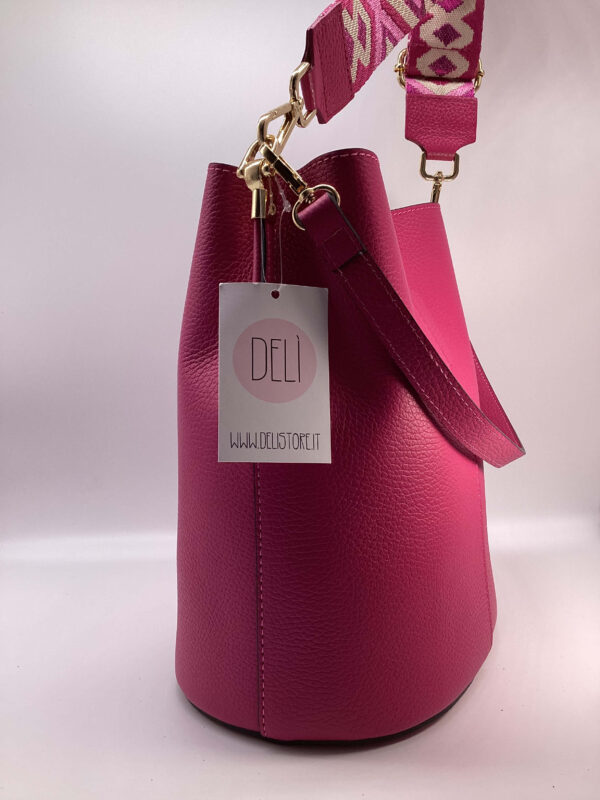 Borsa Greta secchiello fucsia - immagine 3